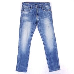 G-Star Raw Revend Skinny Jeans 33x34 Blue